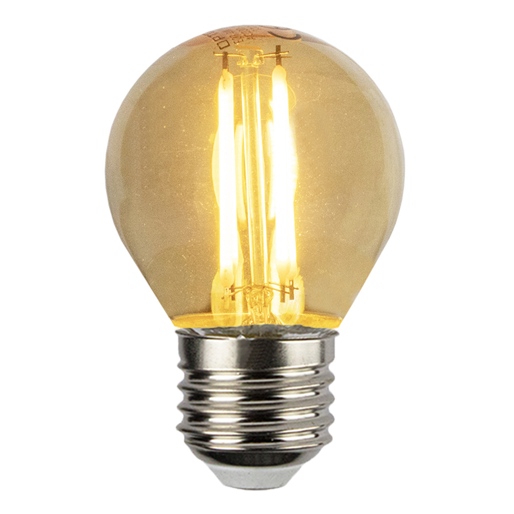 Mortal top beweging Led Filament Amber Lamp 4W G45 E27 Dimbaar - 2500K | Kopen? | Ledloket