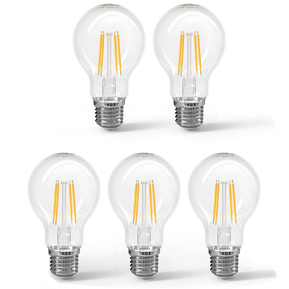 Tarief Pech Delegeren Bundel | 5 stuks | LED Filament peer lamp 6W A60 2700K | Warm wit | LedLoket