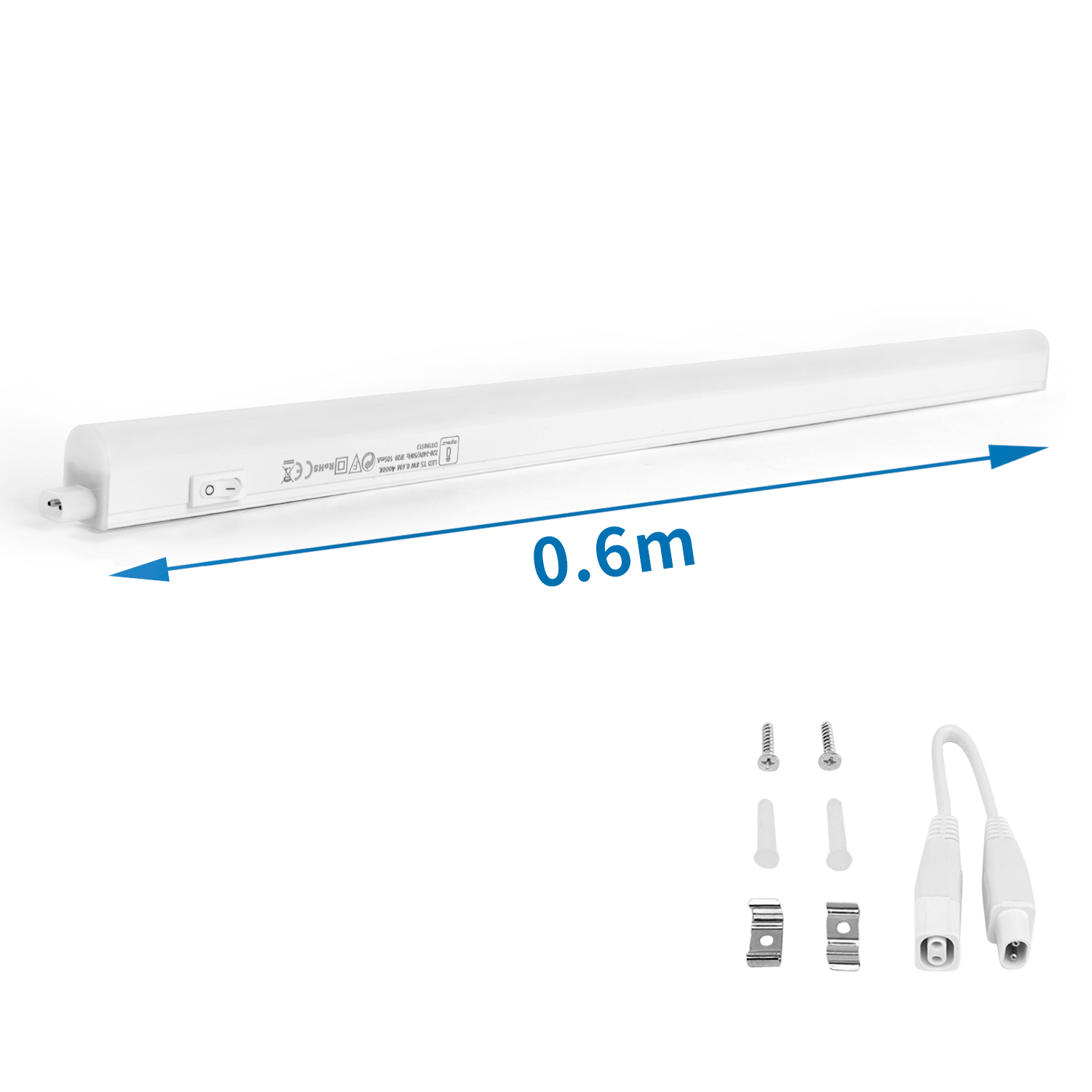 fusie Luchtpost droom LED T5 tube geïntegreerd armatuur | 8W | 60 cm | 3000K - Kopen?