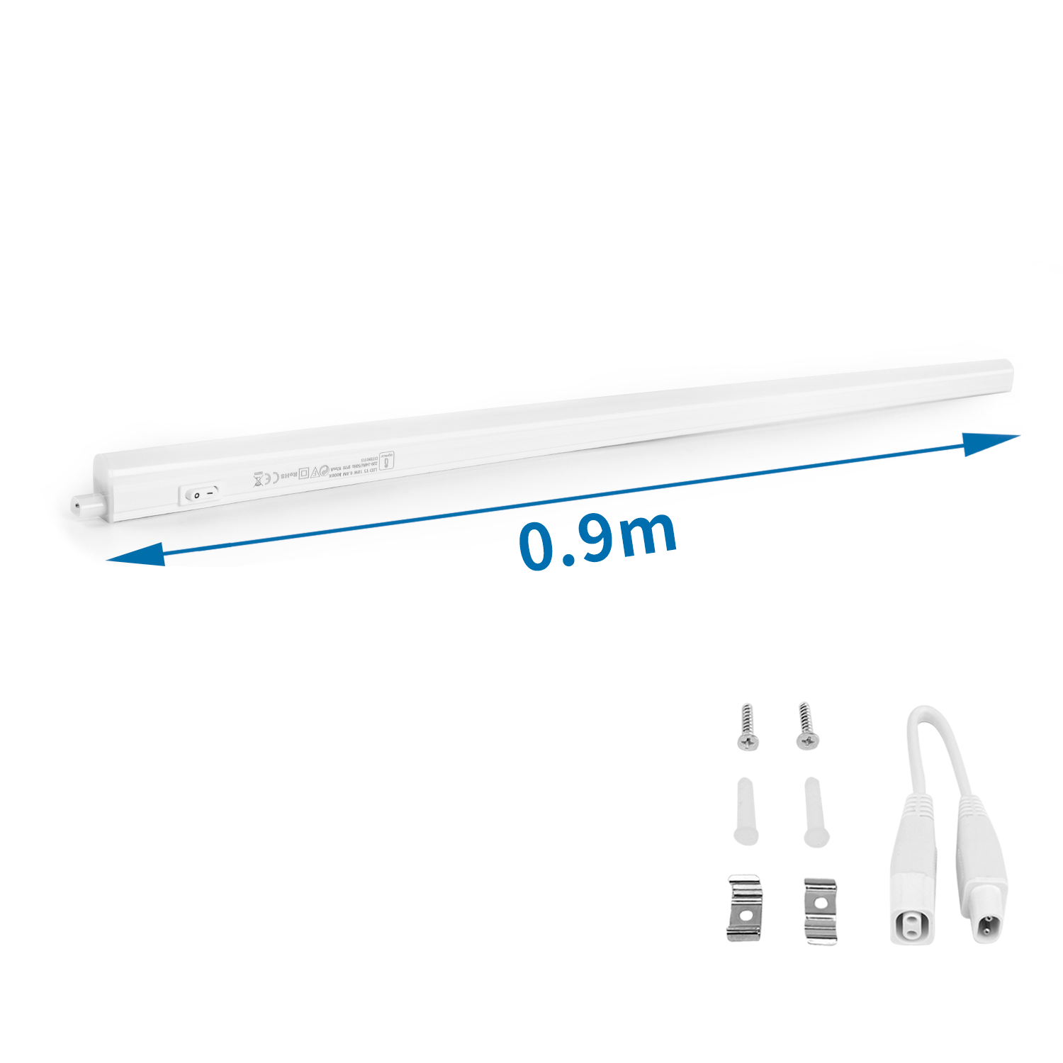 nicht Stal fee LED T5 tube geïntegreerd armatuur | 10W | 90 cm | 3000K - Kopen?