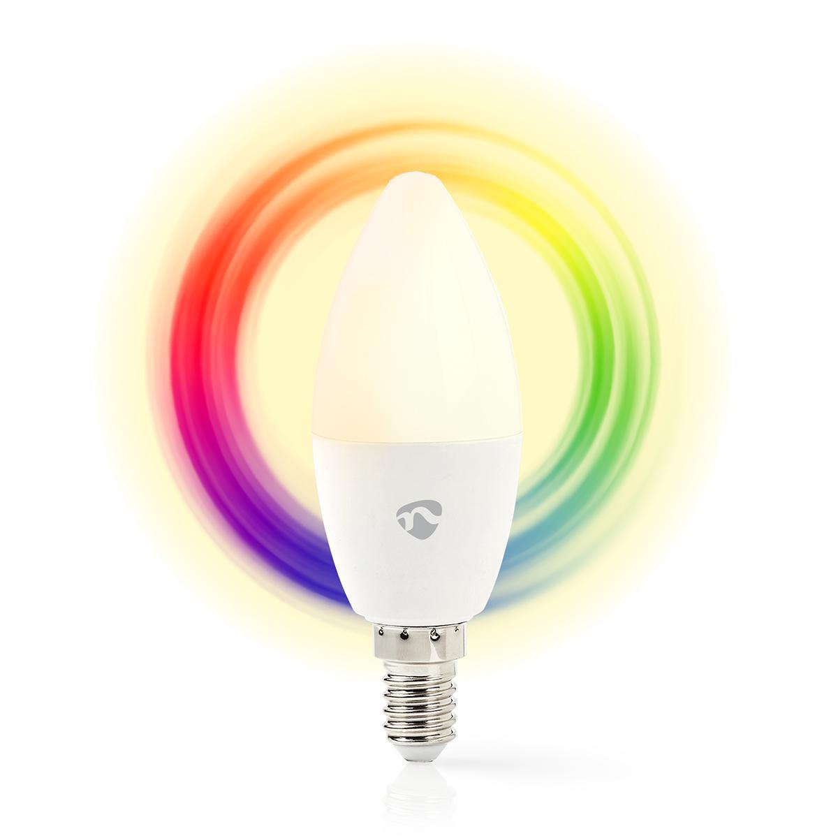Wi-Fi Led-Lamp | Full-Colour En Warm Wit | E14 Kopen? |