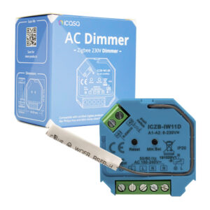 iCasa - Zigbee inbouwdimmer max. 200W led - neutraaldraad benodigd | Doos + Dimmer