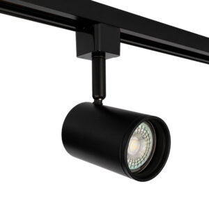 LED 1-fase Railspot Zwart GU10 fitting - incl. lichtbron